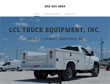 Tablet Screenshot of lcltruckequipment.com